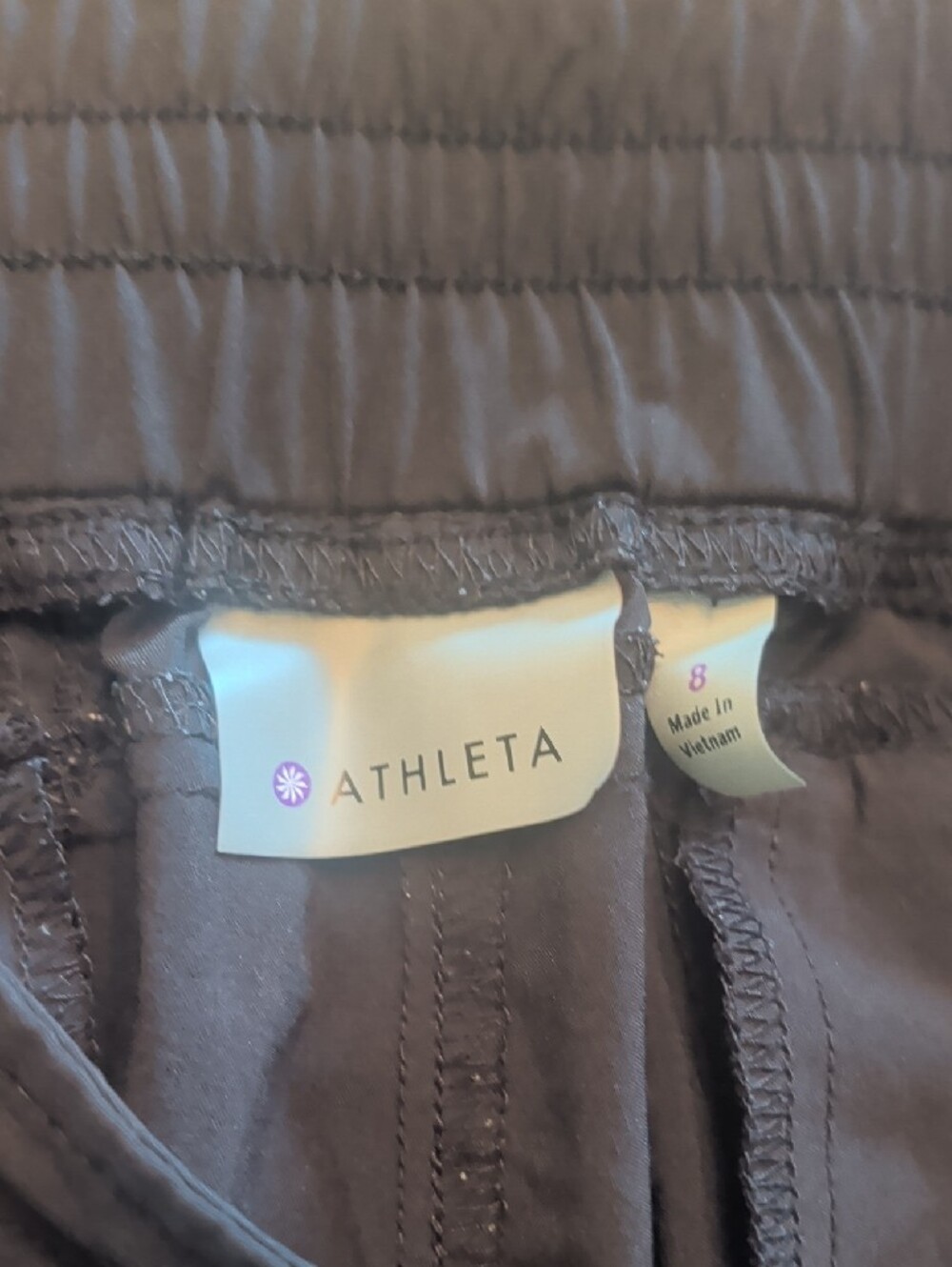 Athleta Black Women's Capri Jogger Pants - Picture 3 of 5